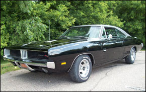 Black 1969 Charger
